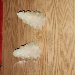 Light up mini sparkly Christmas trees.